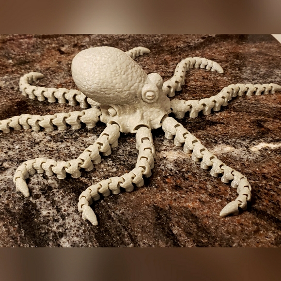 3D Printed Octopus by McGybeer - Picture 2 of 4